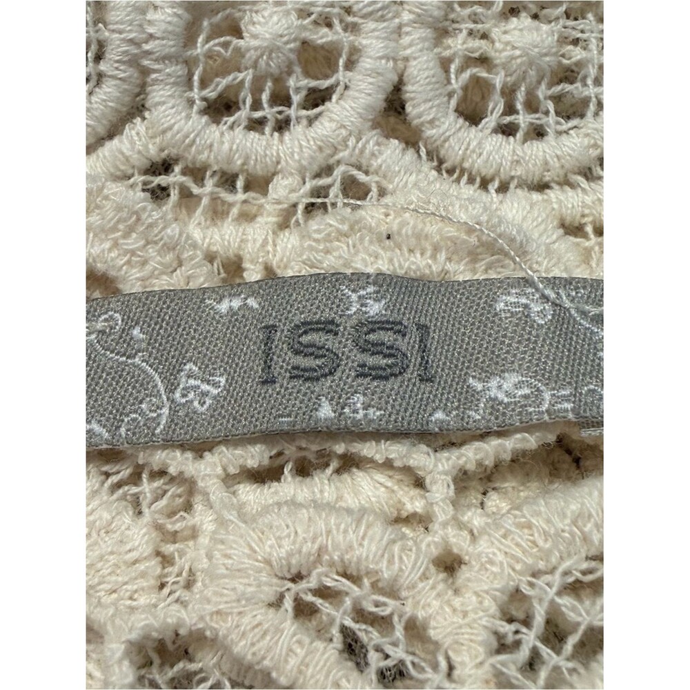 Issi Womens Boho Fairy Crochet Lace Tank Top Size L Beachy Coquette Cottage - Picture 7 of 8